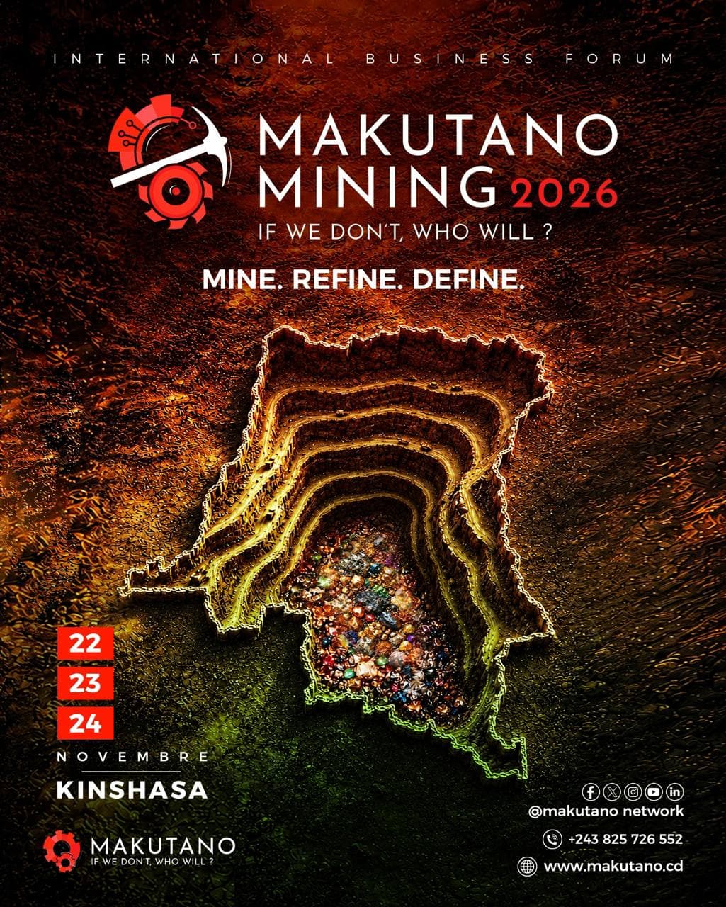Official Makutano Mining 2026 flyer