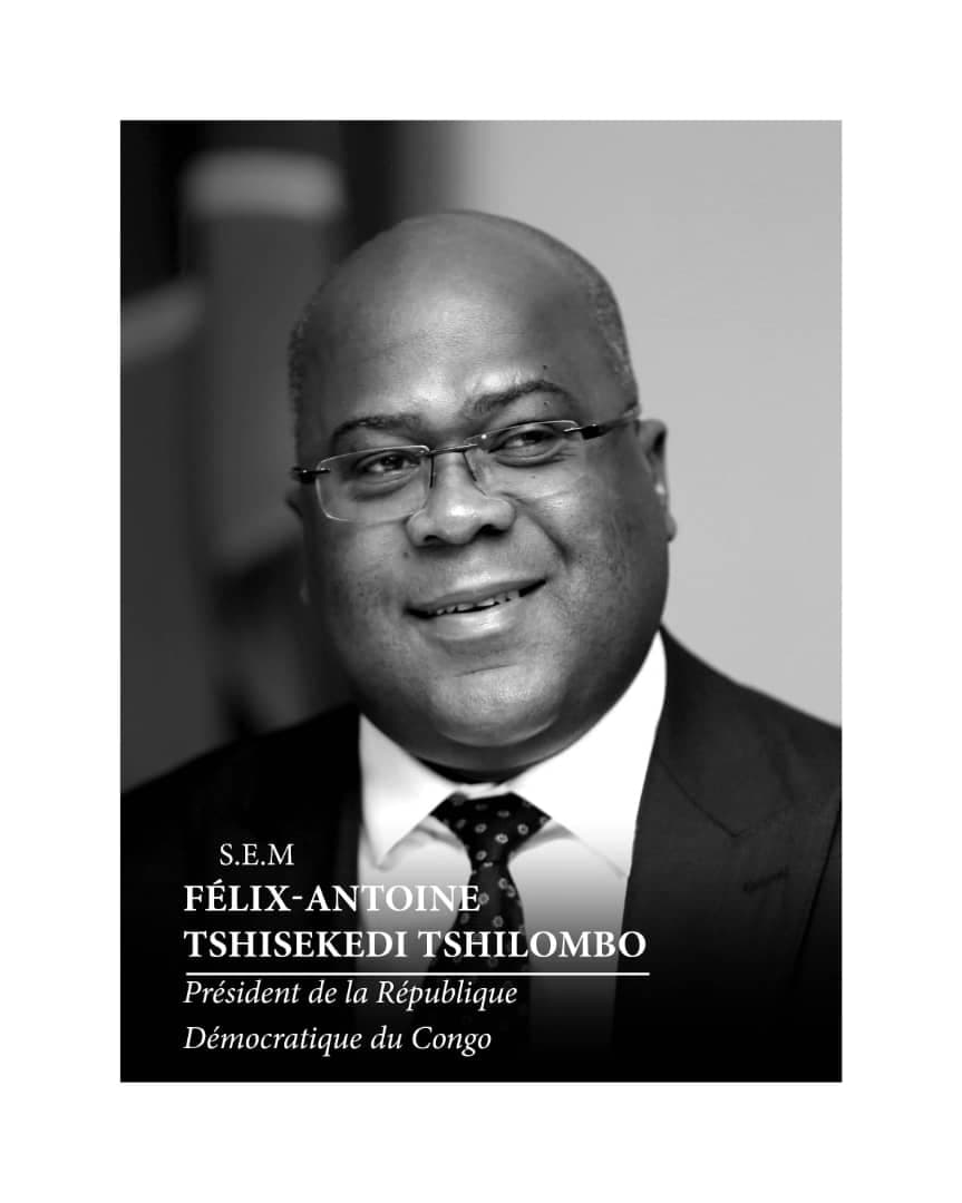 S.E.M Félix-Antoine Tshisekedi Tshilombo — Président de la République Démocratique du Congo